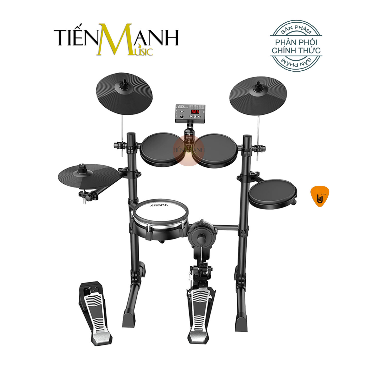 Bộ Trống Điện Tử Aroma TDX-15S Electronic Digital Drum Kit TDX15S TDX15 TDX 15S Hàng Chính Hãng - Kèm Móng Gẩy DreamMaker