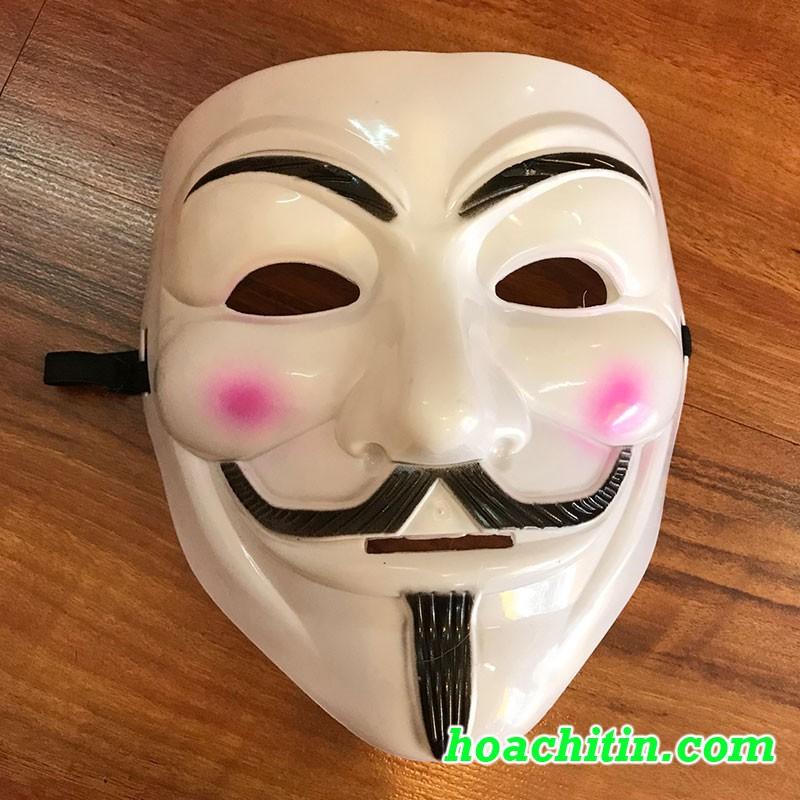 Mặt Nạ Hacker Guy Fawkes Hóa Trang Dự Tiệc Hàng Chất Lượng