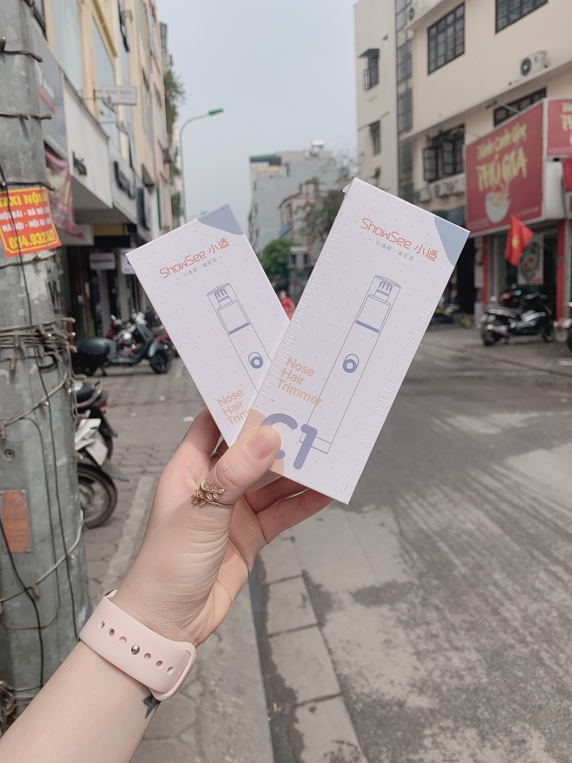 Máy cắt tỉa lông mũi Xiaomi ShowSee Hàng chính hãng