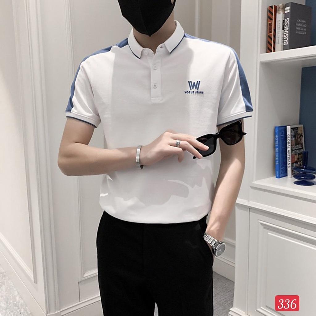 Áo polo nam có cổ tay ngắn vải thun cotton cá sấu cao cấp mềm mịn mặc mát chống nhăn mẫu đẹp 2023 - TCS335