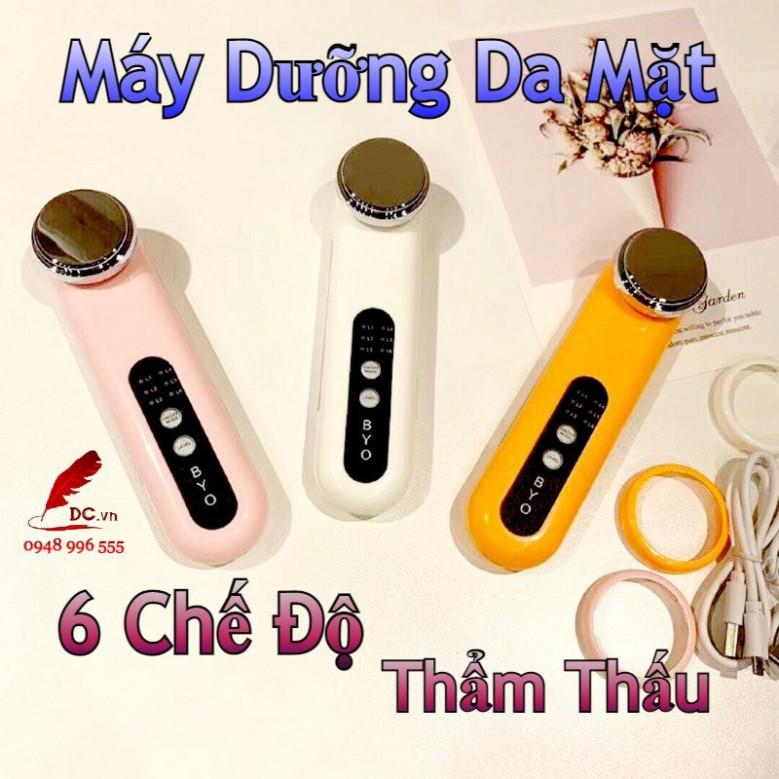 Máy Di Mặt Đẩy Tinh Chất Dưỡng Da Ion