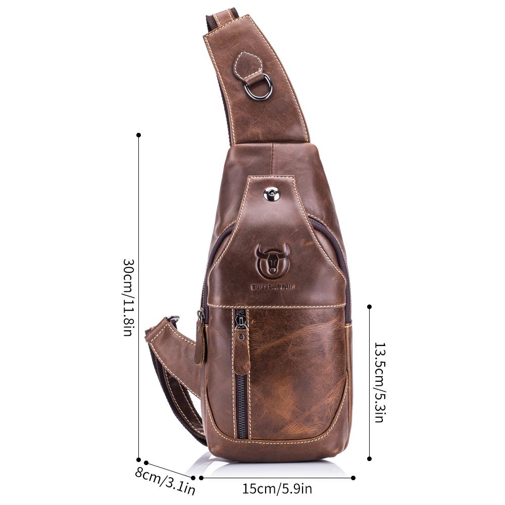Túi da nam Túi đeo chéo vai Daypack,thiết kế thời trang cao cấp