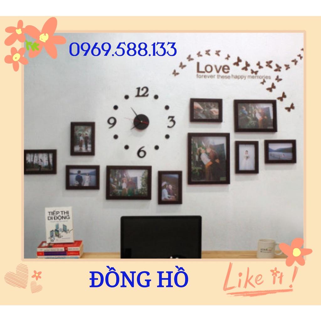 Đồng hồ dán tường hiện đại kim trôi không tiếng động cho ngôi nhà thêm sang trọng.