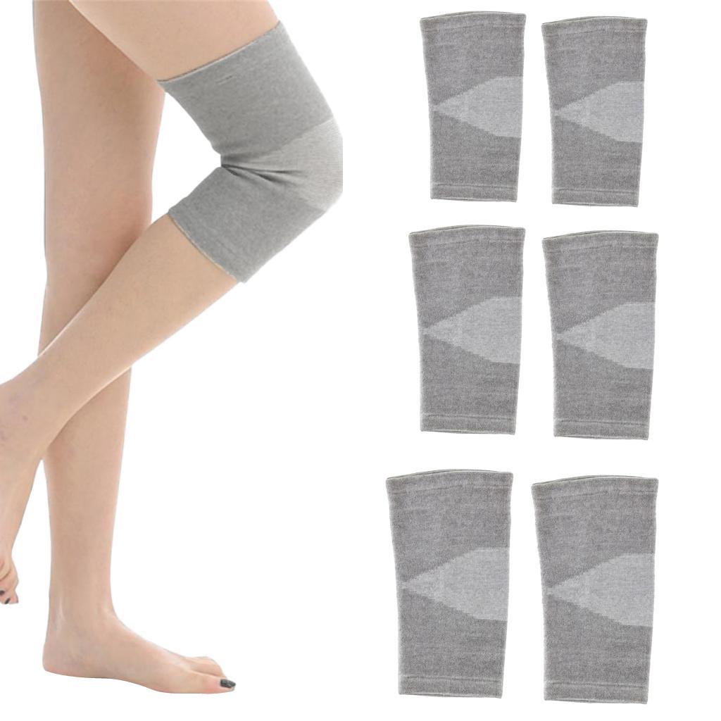 Bamboo Fabric Knee Compression Sleeves Elastic Knee Support