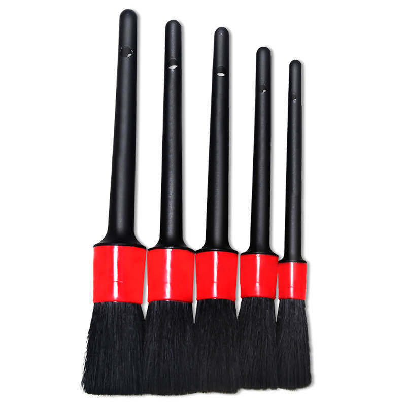 Bộ Chổi Rửa Xe Ô Tô, Xe Máy Sợi Microfiber Polyester | Bộ Chổi Vệ Sinh Xe Làm Sạch Các Khe Kẽ Trên Xe, Không Gây Trầy Xước Ngoại Thất Xe