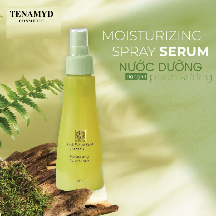 Nước dưỡng dạng xit phun sương TENAMYD Moisturizing Spray Serum 120ml