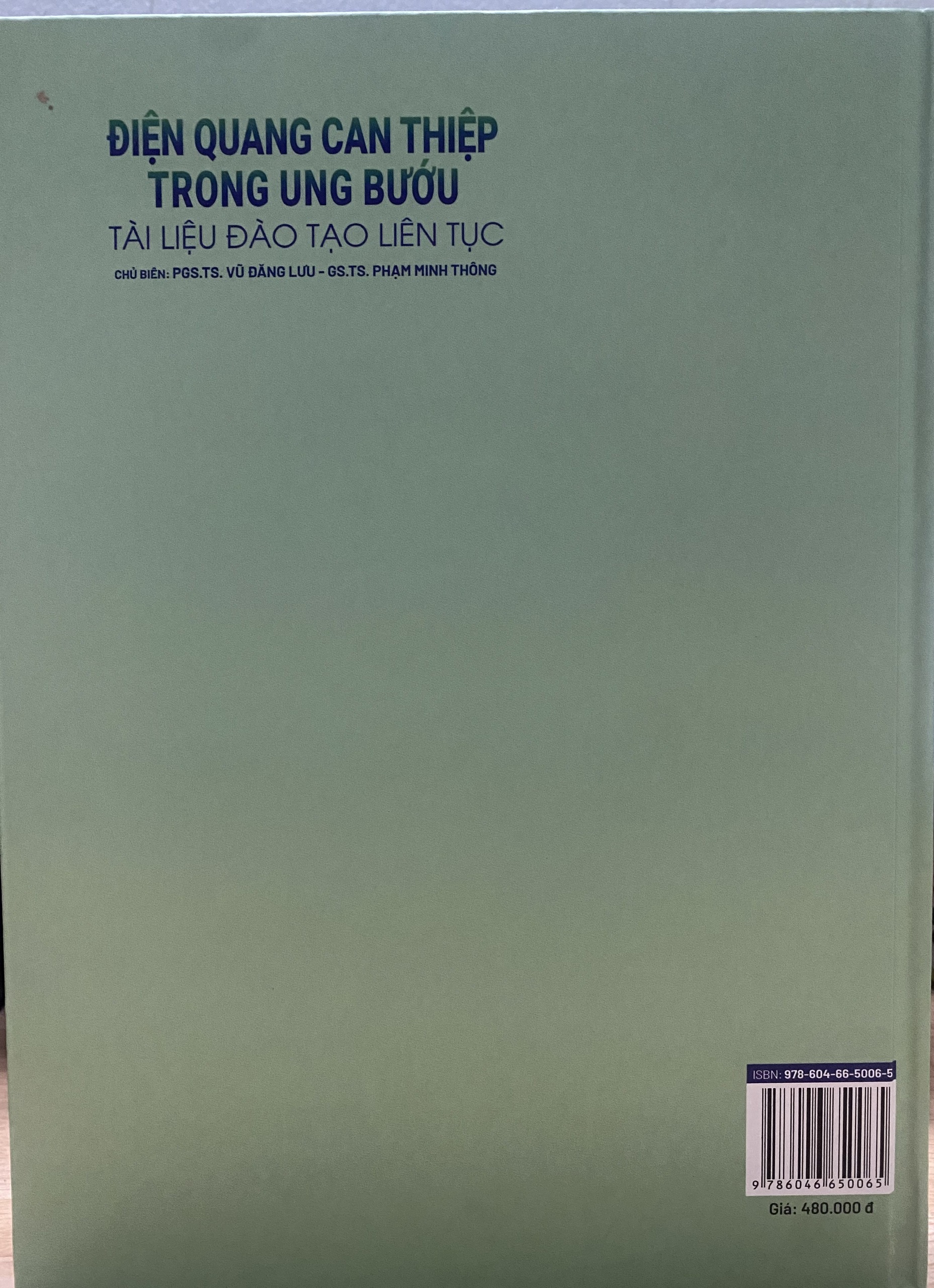 Sách - Điên Quang thiệp trong Ung Bướu (Tài liệu đào tạo liên tục)