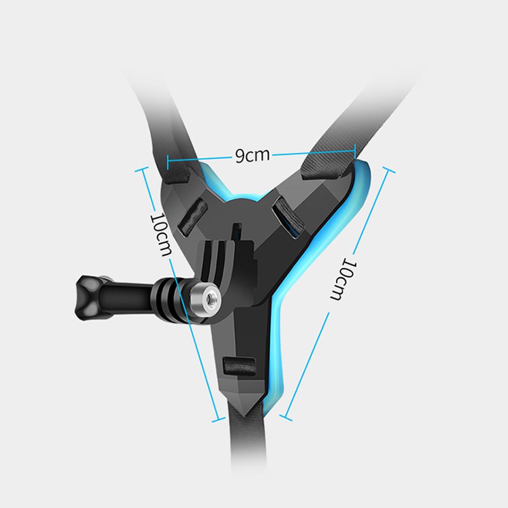 Mũ bảo hiểm full-face Chin Mount Jaw Holder Strap dành cho GoPro Hero 7/6/5/4/3 SJCAM sj5000/6000/7000 DJI Osmo