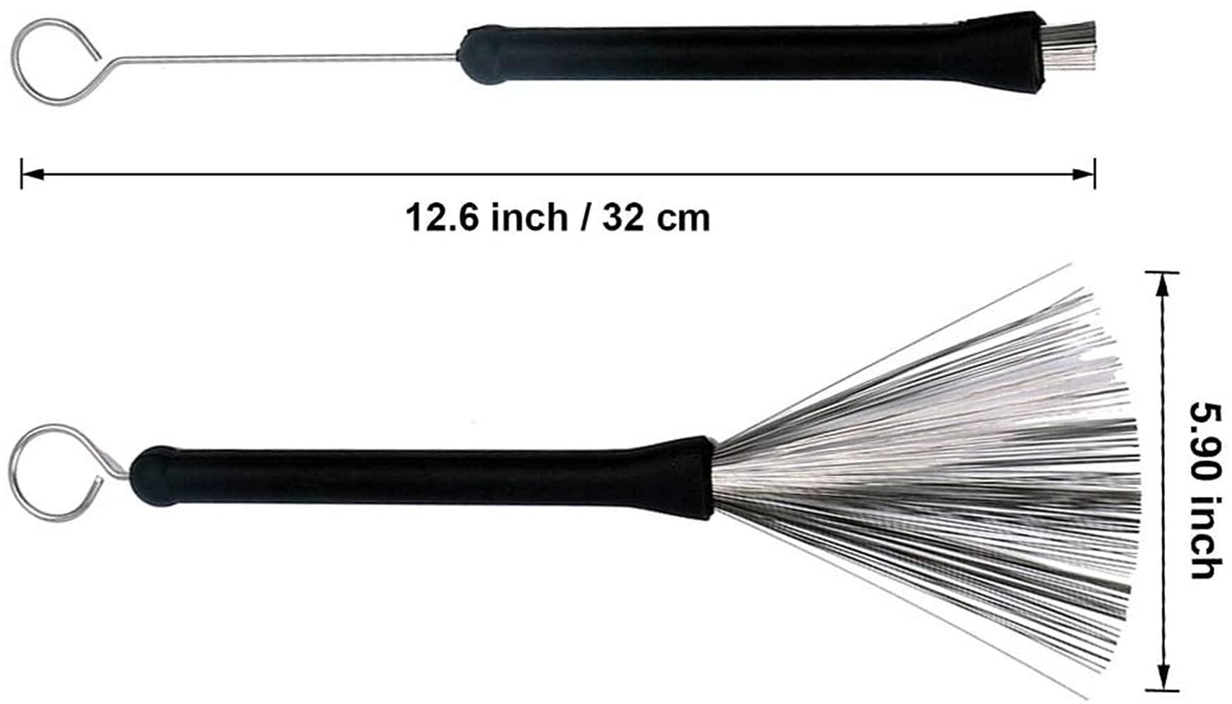 1 cặp chổi pin, chổi pin, bàn chải trống có thể thu vào và bàn chải dây có thể điều chỉnh với túi lưu trữ