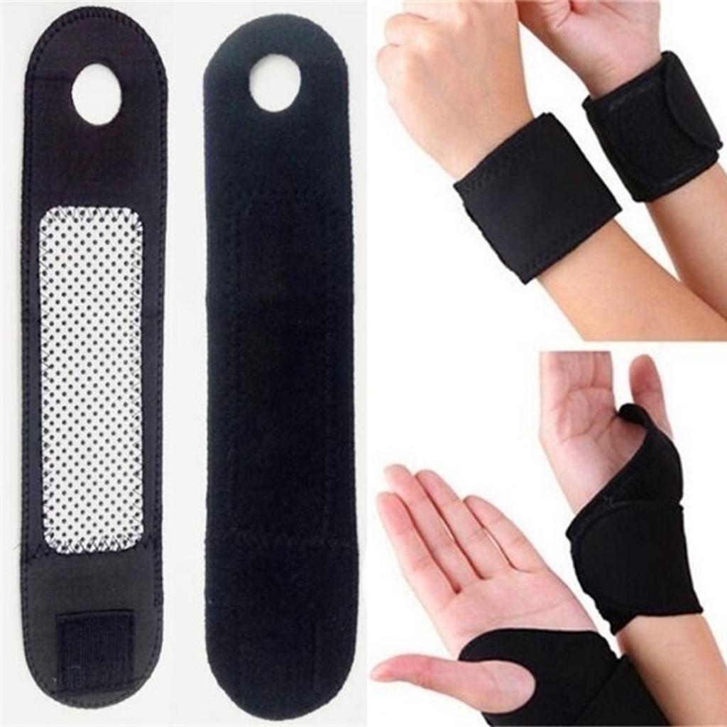 2x Sports Wrist Compression Strap Wrist Brace Support for Fitness Tendonitis