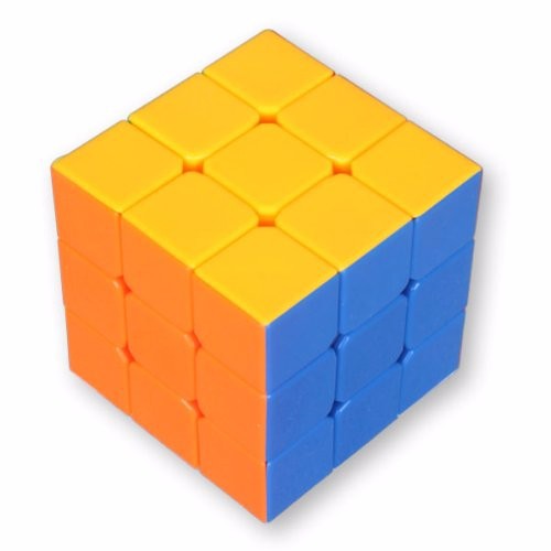 Combo Rubik 3x3 MoYu Mini 4.5cm MF3RS Rubic Stickerless Không Viền kèm móc khóa TTH