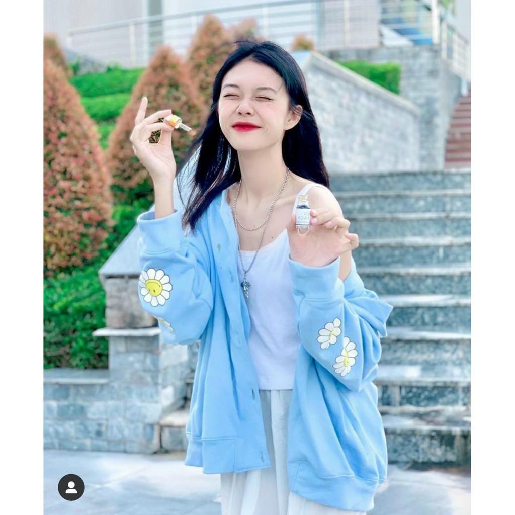 Áo Khoác Hoodie Bông Cúc Cadigan Unisex_KN09