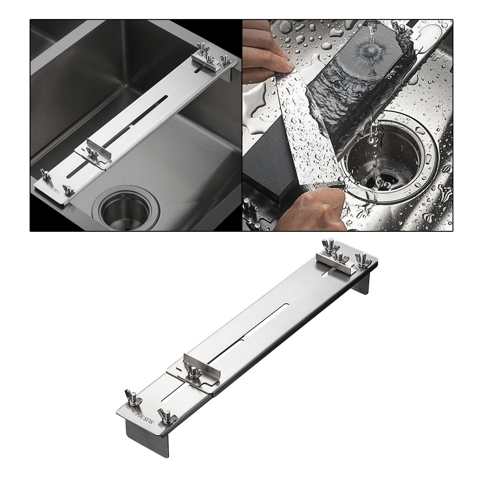 Sharpening Holder Whet Holder 304 Stainless Steel Sink Bridge