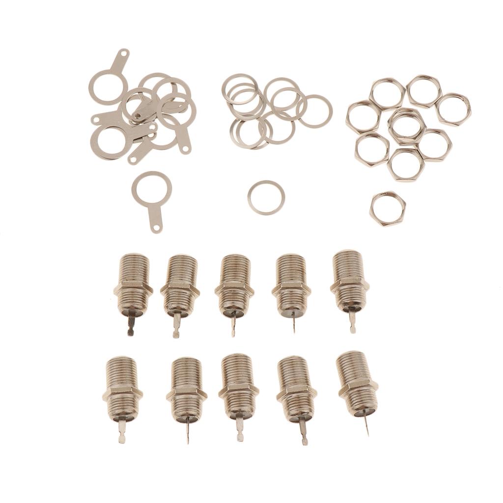 1Set F-Type Female RF Connector&Nut&Gasket Kits For Television Set-top-box