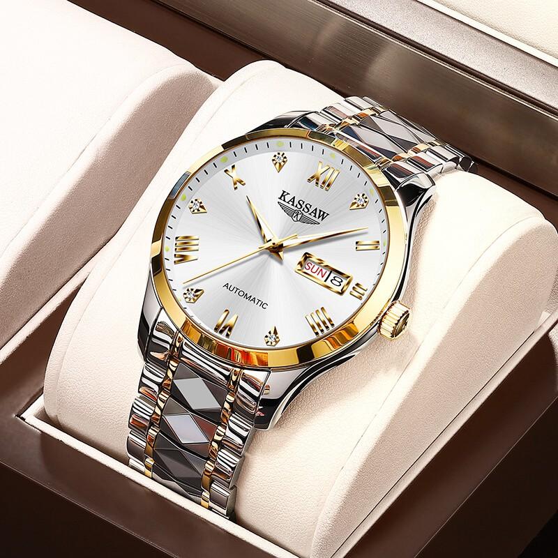 Đồng hồ nam chính hãng KASSAW K977-1 Chống Nước ,chống xước ,kính sapphire, bảo hành 24 tháng,hàng mới 100%