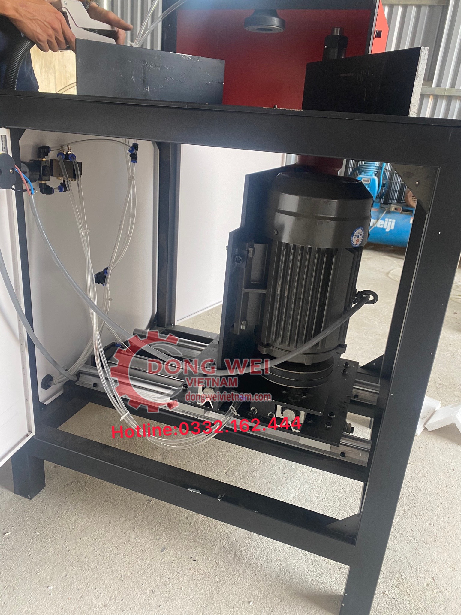 Máy phay góc - khí nén và bo tròn ván gỗ dùng điện 3 pha- đông cơ khỏe lên tới mức 3000w