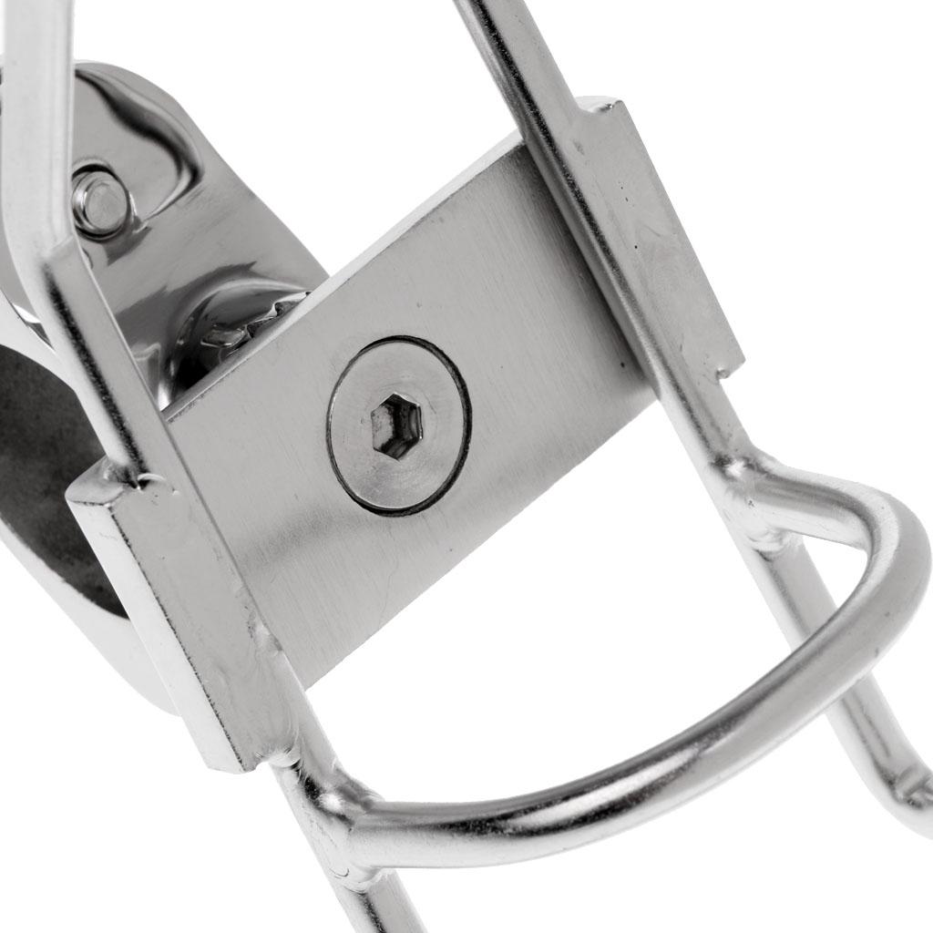Stainless Steel Rotating Fishing Rod Bracket Holder Boat Kayak Flush Mount