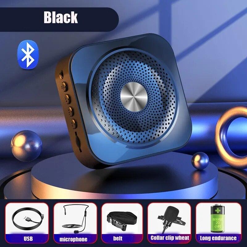 Loa Micro Trợ Giảng Bỏ Túi Amplify World Bluetooh 5.0 Full Mic - có chức năng ghi âm (Black) ️