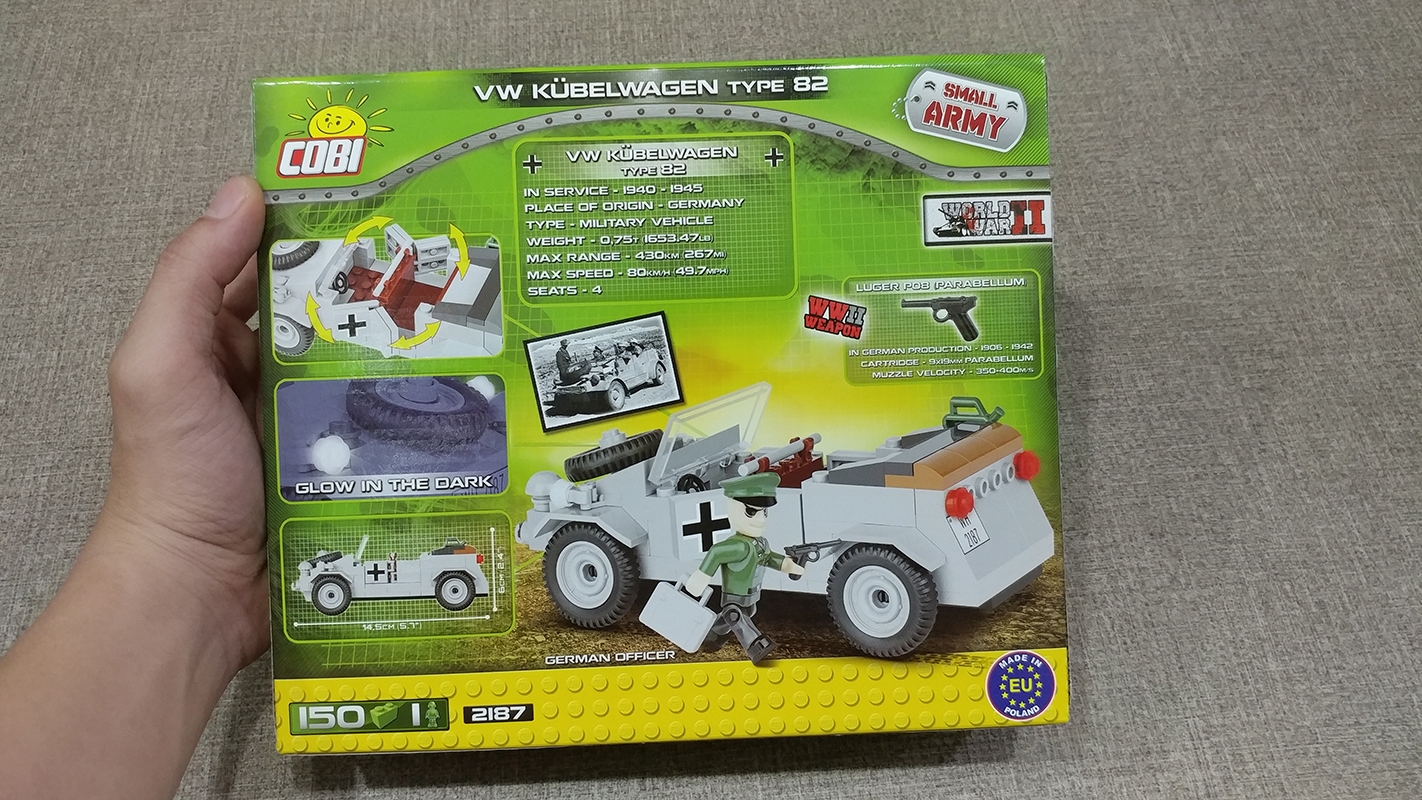 Bộ xếp hình xe quân đội VW Type82 Cobi 2187