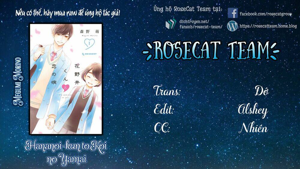 hananoi-kun và căn bệnh tình yêu chapter 13.5 2