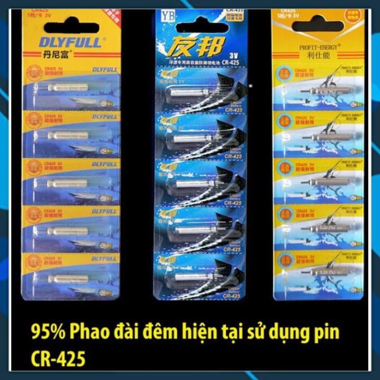 Pin Điện Tử CR-425 Chuyên lắp phao câu đài câu đêm PIN-CR-425
