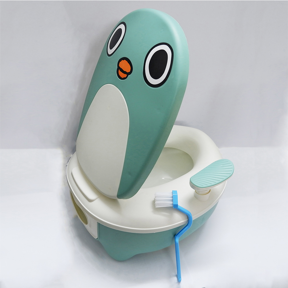 Bô Vệ Sinh Cho Bé - Bệ Ngồi Toilet Trẻ Em Có Chỗ Dựa Và Khay Hứng Vệ Sinh Tháo Lắp Dễ Dàng