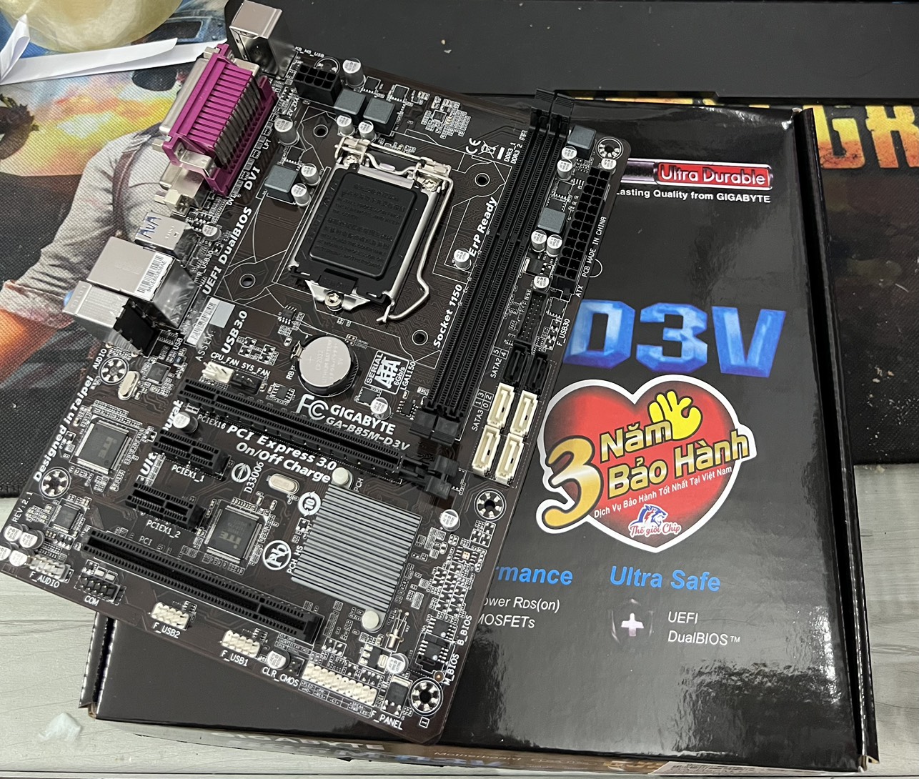 Bo Mạch Chủ Main Gigabyte B85M-D3V socket LGA1150 - Hàng Nhập Khẩu