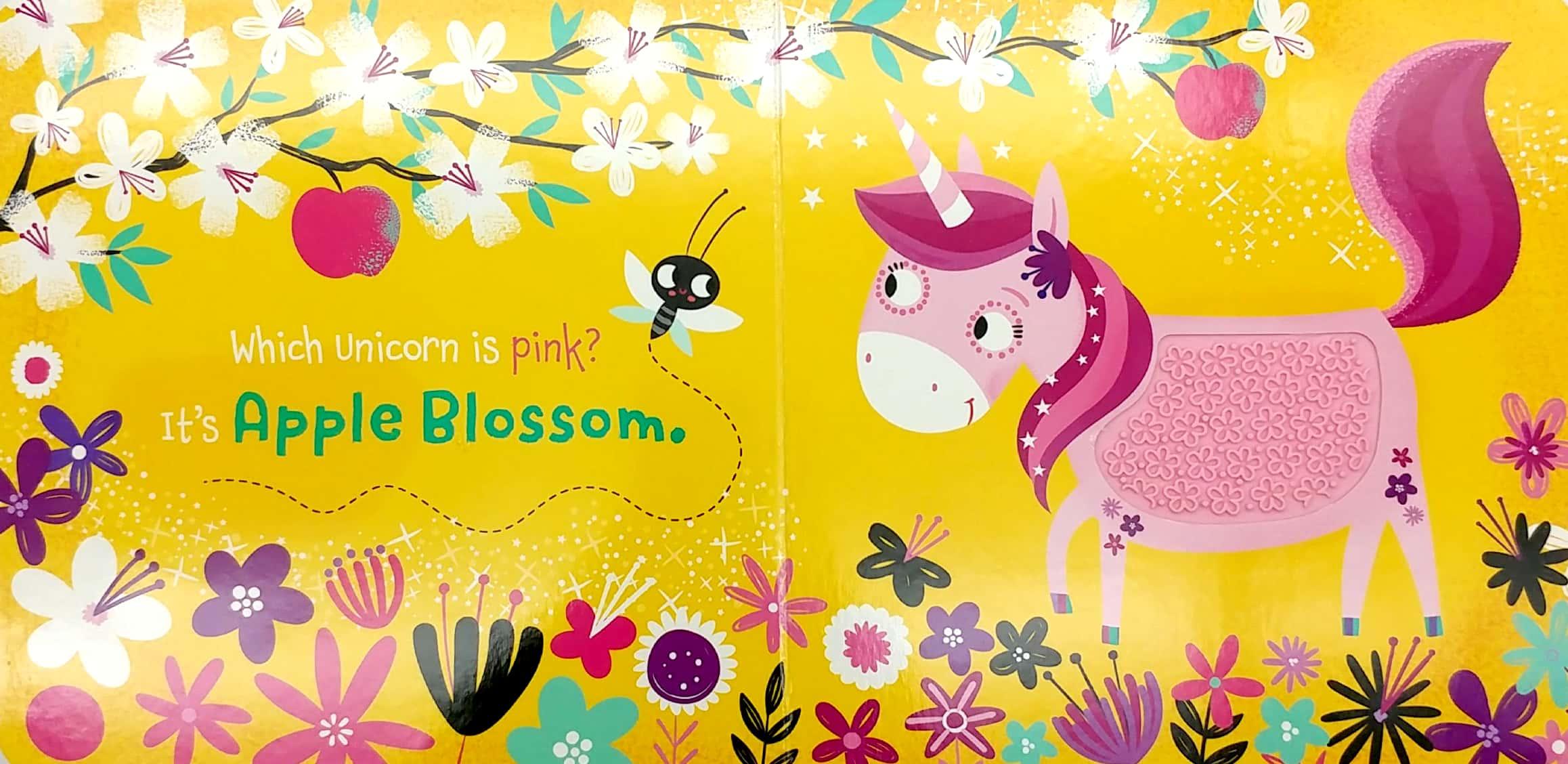 Hình ảnh Touch And Feel Silicon Board Book - Unicorns