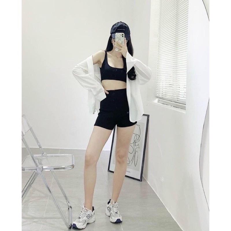 Hot- Quần Biker short dáng ngắn nâng mông mùa hè.N29