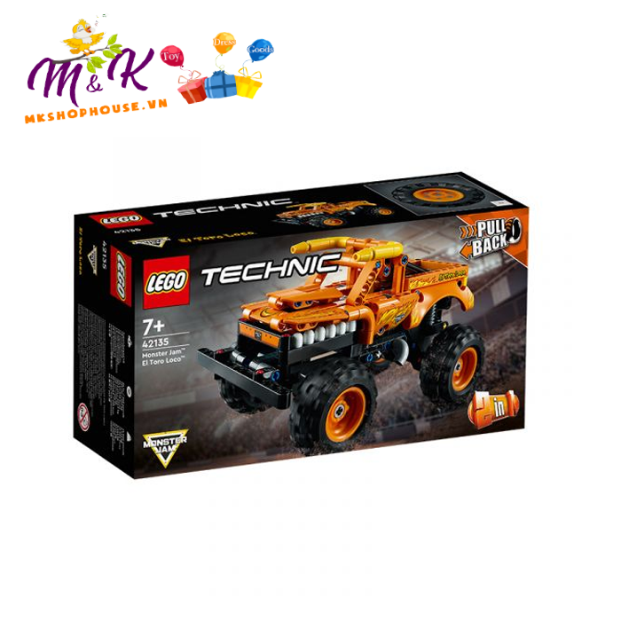 LEGO Technic 42135 Chiến Xe Monster Jam El Toro Loco (247 chi tiết)