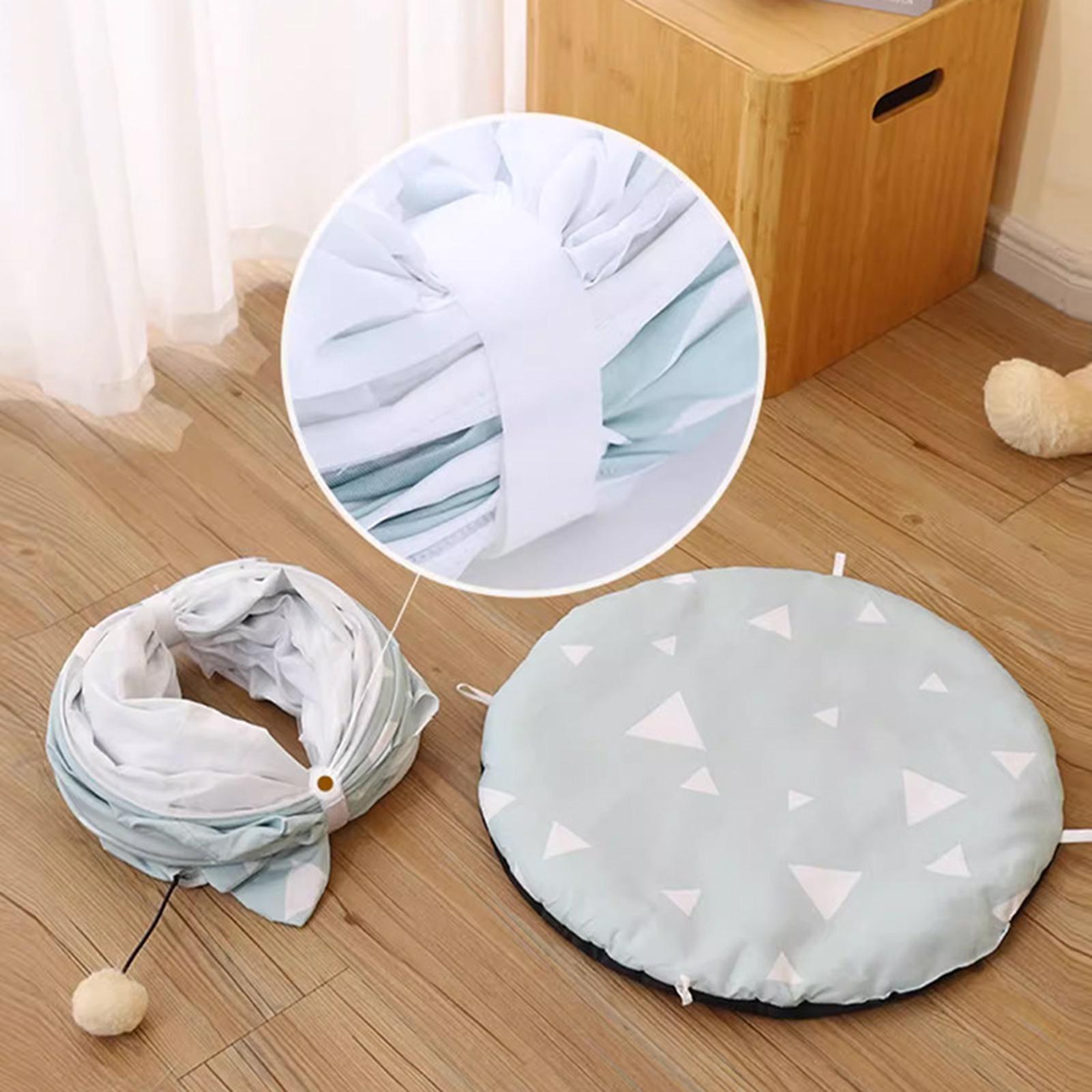Cat Tunnel Bed Collapsible Cat Interactive Toy for Ferret Rabbit Kitten