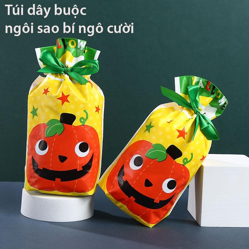 Túi đựng bánh/kẹo, bao bì đựng bánh kẹo chủ đề Halloween kích thước 15 * 23 - VUA BAO BÌ