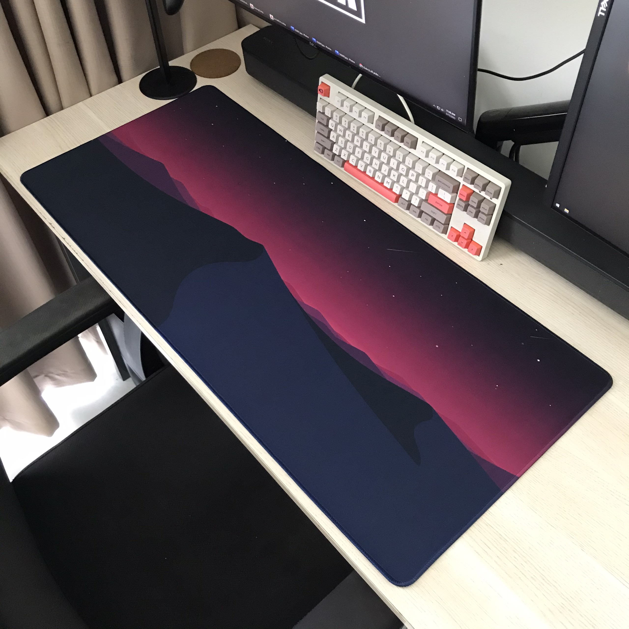 Lót Chuột - Pad Chuột - Mouse Pad - Landscape Vector - Size lớn (90x40 cm và 80x30 cm)