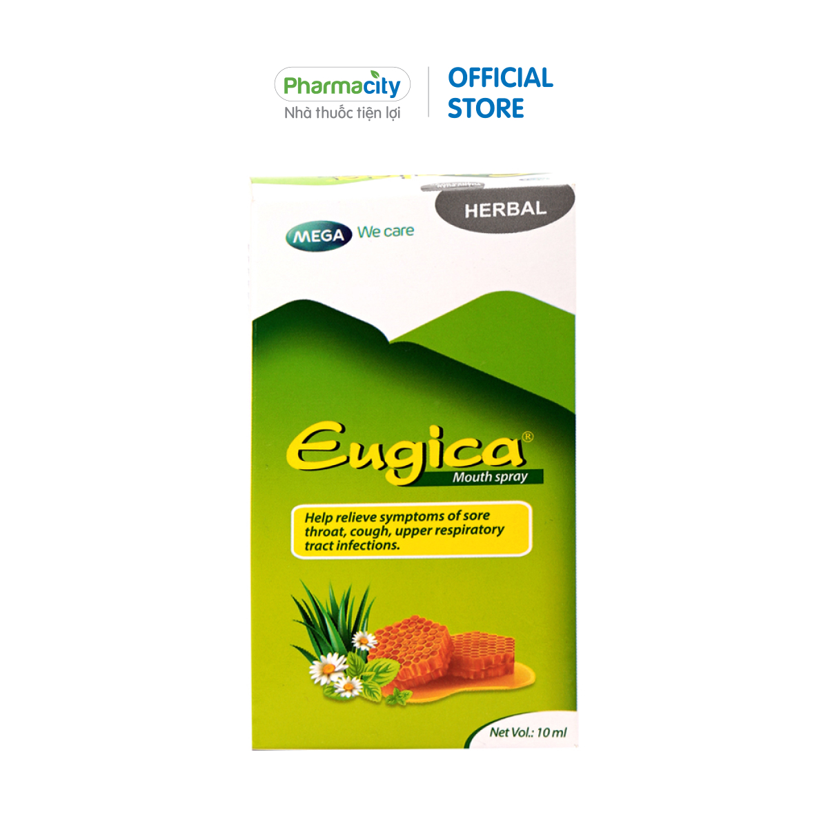 Xịt họng thảo dược Eugica