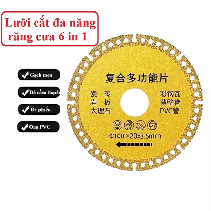 lưỡi cắt đa năng cắt gỗ gạch đá rất tiện