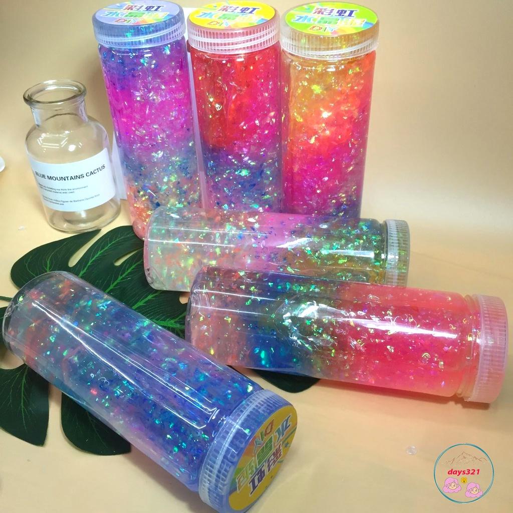 Slime KIM TUYẾN nhũ 3 màu phối cực đẹp Đồ chơi hũ slam chất nhờn ma quái squishy dẻo bóng mềm mịn