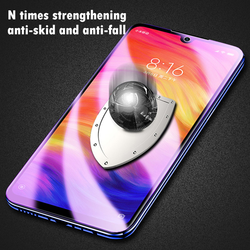 Miếng dán kính cường lực full màn hình 111D cho Xiaomi Redmi Note 7 / 7 Pro hiệu HOTCASE (siêu mỏng chỉ 0.3mm, độ trong tuyệt đối, bo cong bảo vệ viền, độ cứng 9H) - Hàng nhập khẩu