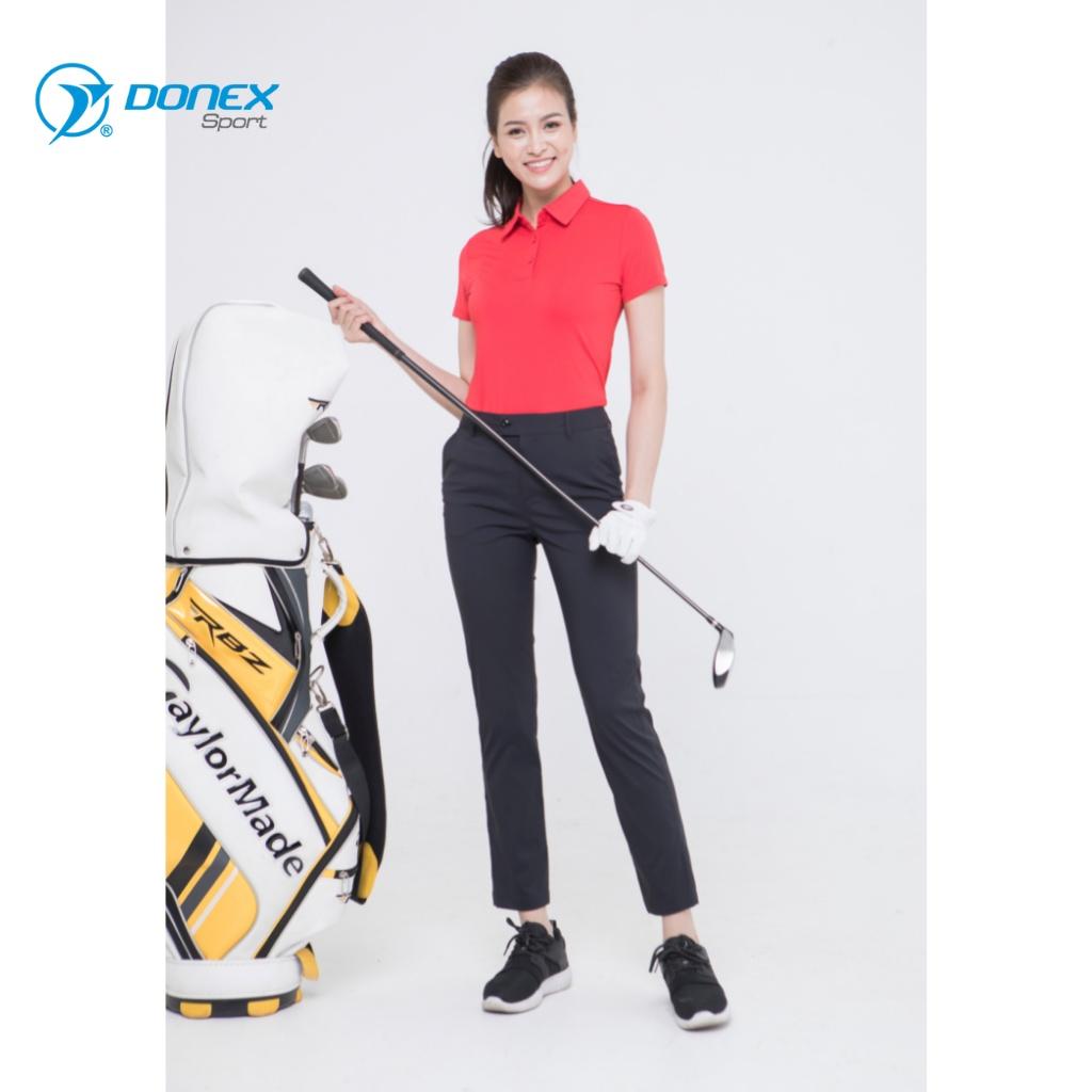 Áo Thể Thao Nữ DONEXPRO Form Classic, Phù Hợp Bộ Môn Golf, Chất Vải Mát Mẻ Thấm Hút Tốt AC-3618