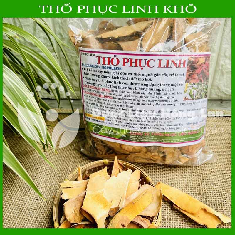 Củ Thổ phục linh khô sạch đóng gói 1kg