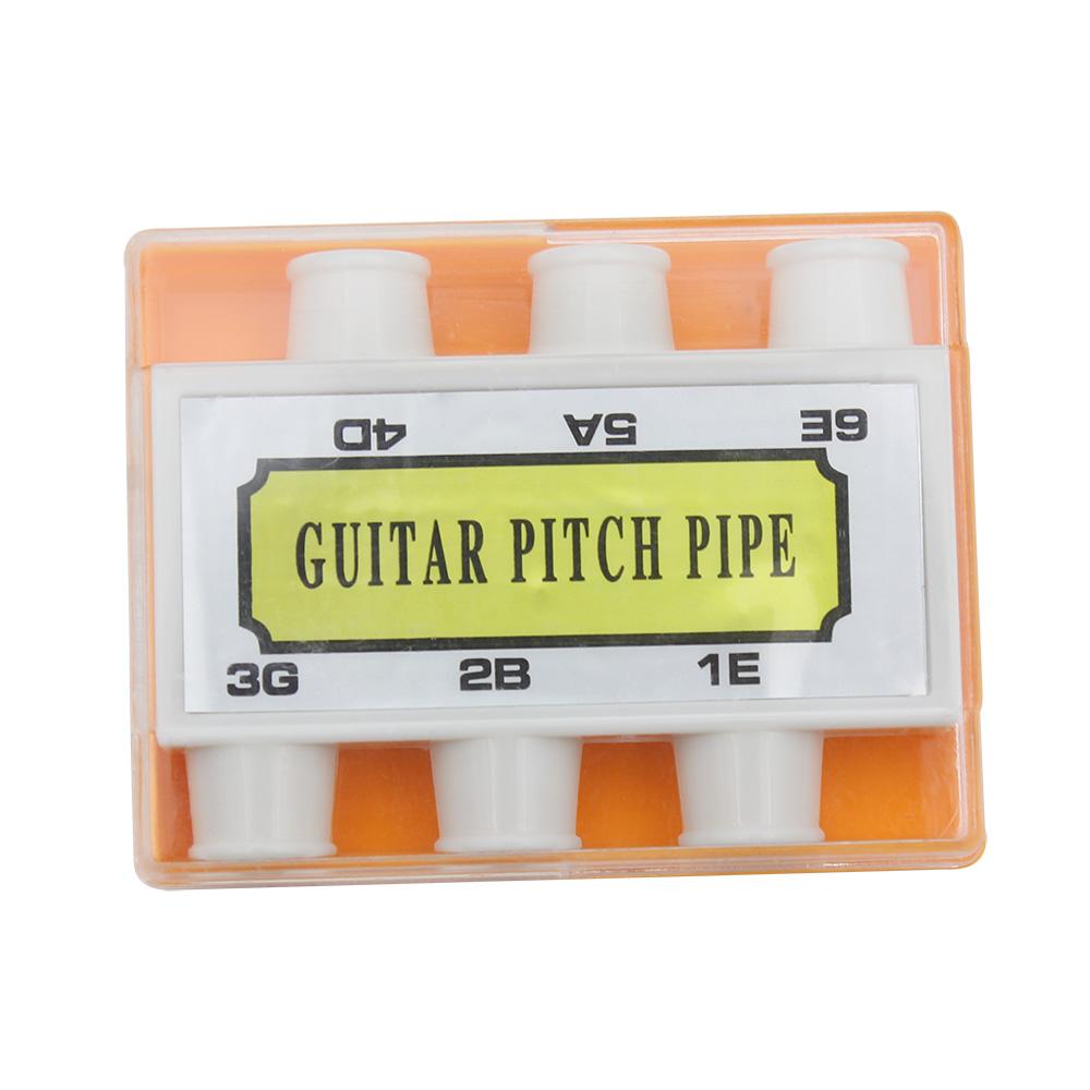 Plastic 6 Tuner Notes Pitch Pipe for Guitar Musical Instrument Accessory