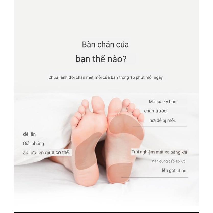 Máy Massage Chân Ohella, Máy Mát Xa Các Huyệt Đạo, Sưởi Ủ Ấm Bàn Chân Với 3 Mức Nhiệt, Nội Địa Hàn