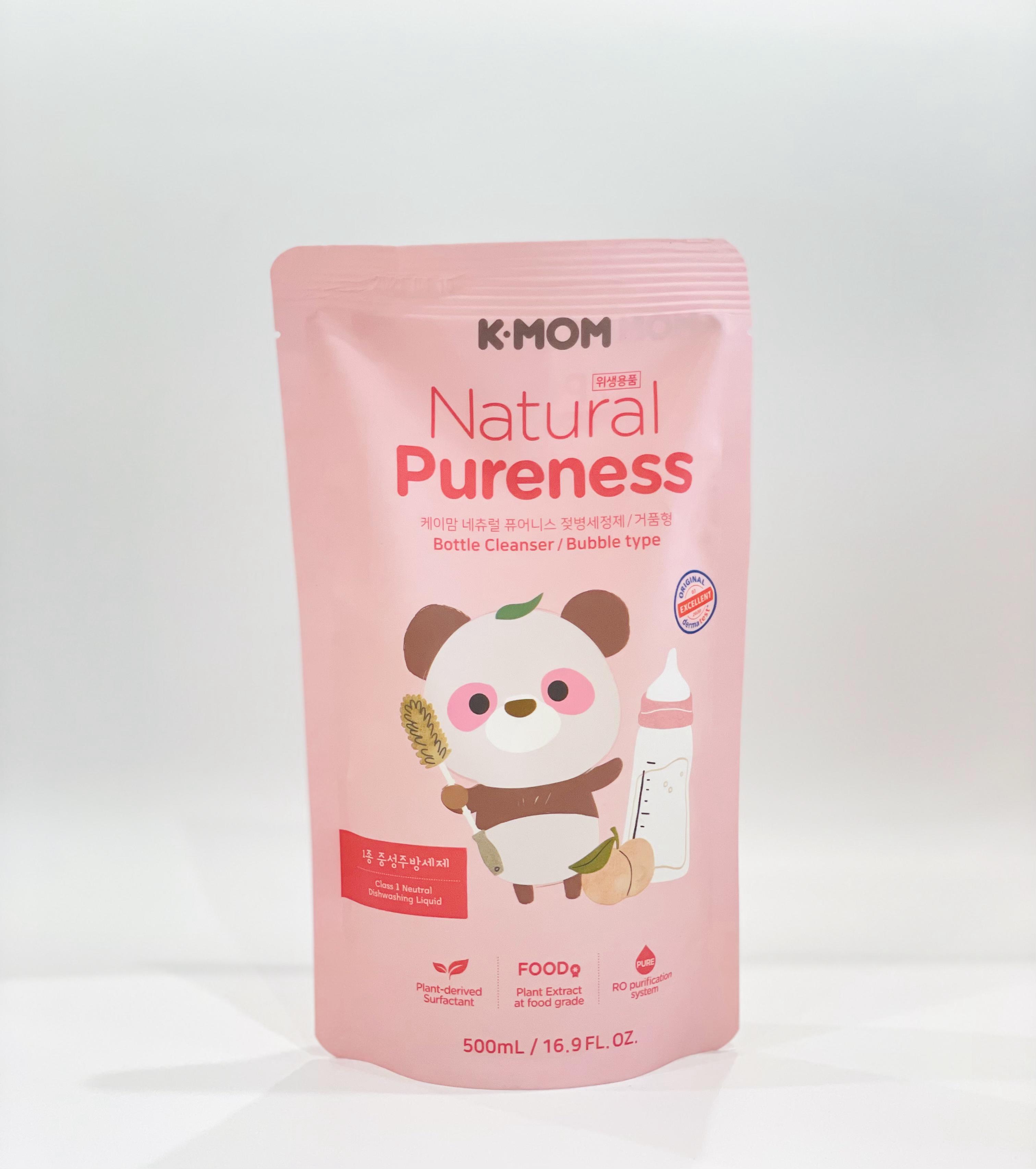 Nước rửa bình sữa Và rau quả hữu cơ K-mom- Chai 500ml