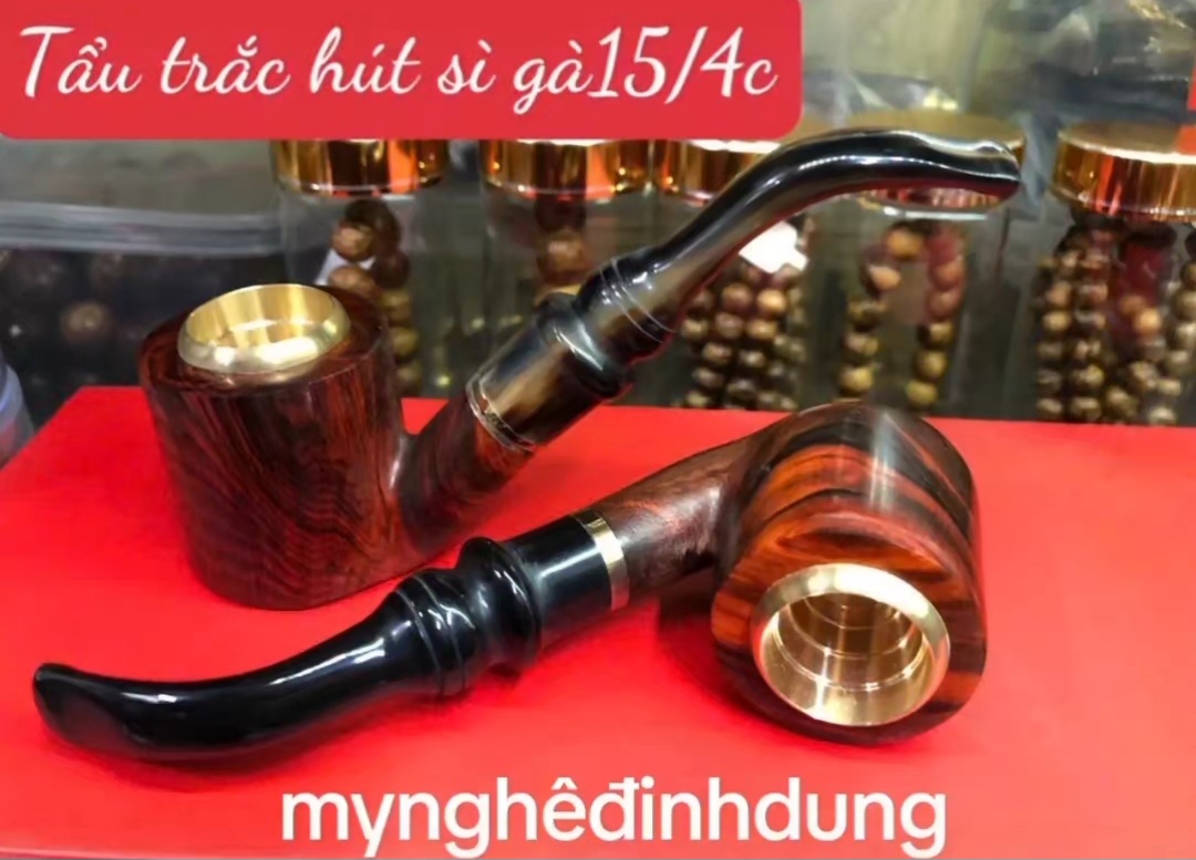 Tẩu sìgà đa năng bằng gỗ trắc đỏ đen