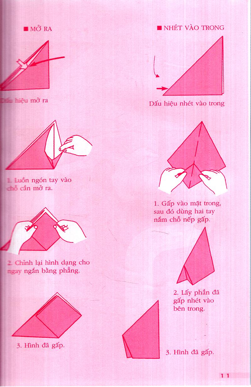 Sách Trẻ Em Khéo Tay Gấp Hình - Tập 2 (Tái Bản)