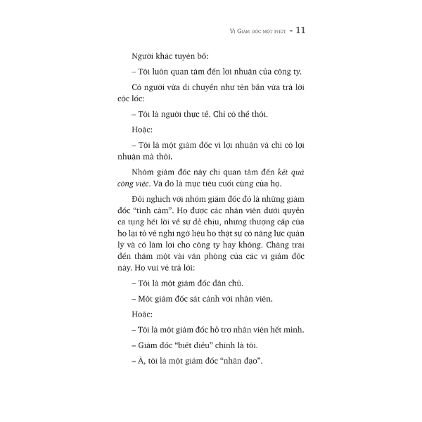 Sách Vị giám đốc một phút - Ken Blanchard, Ph D Spencer Johnson, M D
