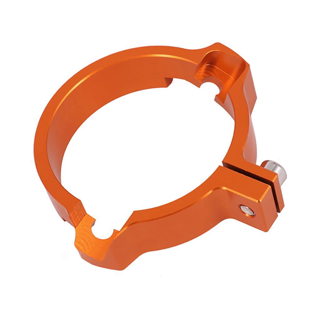 Heavy Duty Stainless Steel Motorcycle Silencer Exhaust Clamp Clip, 72mm, Orange