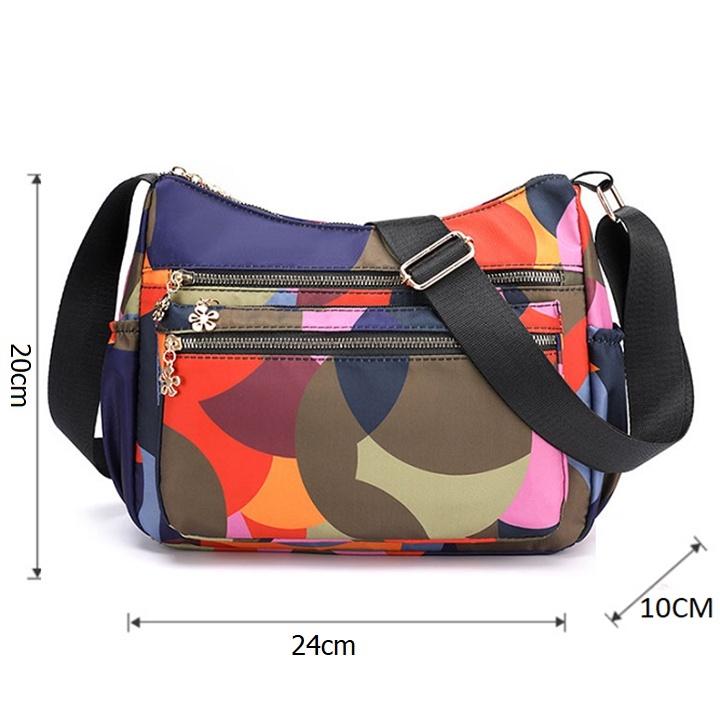 Túi xách, túi đeo chéo vải dù chống nước họa tiết phong cách Hàn Quốc siêu bền đẹp TUI-05