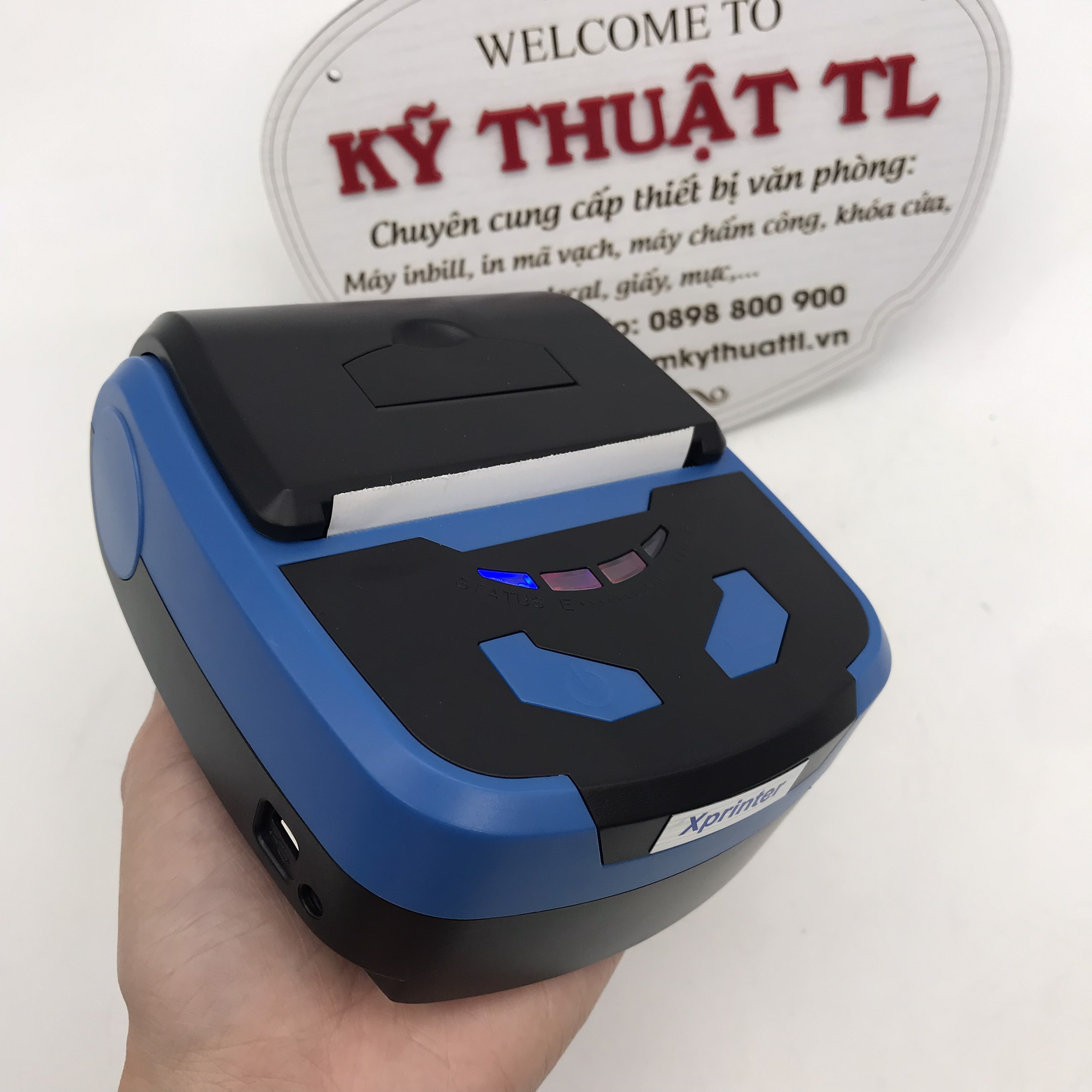 Máy in hóa đơn k80 di động kết nối với Android và IOS  Xprinter XP-P810 ( Hàng chính hãng)