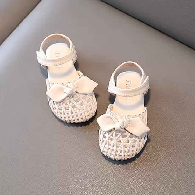 Giày sandal cho bé gái đan dây phong cách Hàn Quốc đế mềm chống trơn trượt size 21-36 hàng Quảng Châu cao cấp