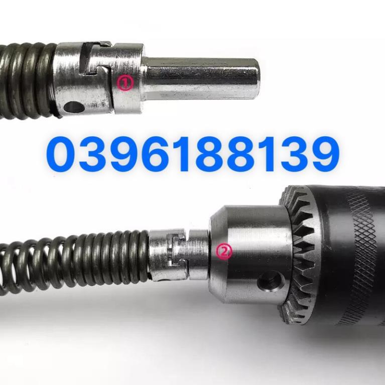 Dây thông tắc cống dùng cho máy khoan phi 16